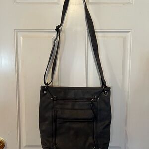 Elegant Gray Shoulder Bag